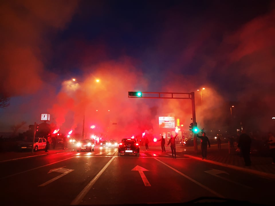 Baldekin gori! Pogledajte slavlje Funcuta nakon osvojenog prvog mjesta