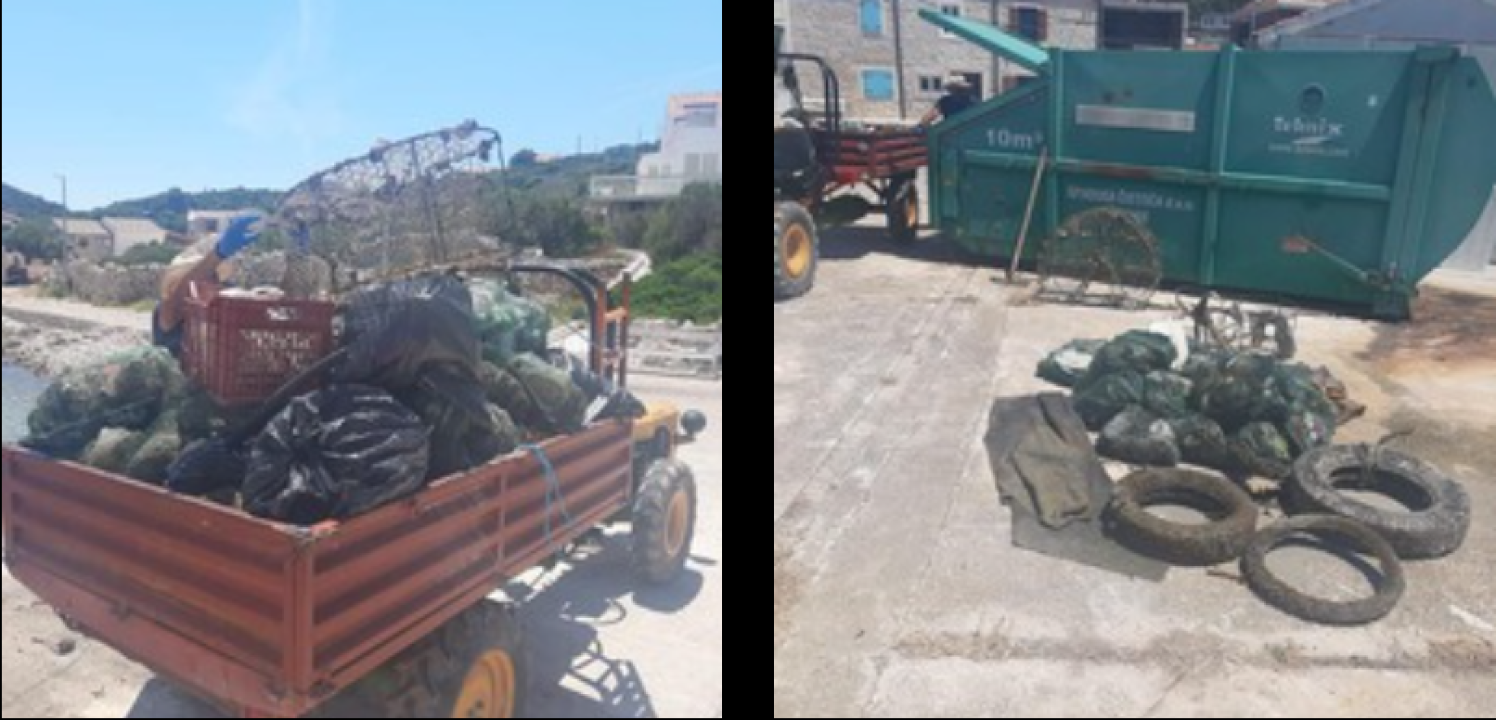 Sve ovo smeće ležalo je na dnu mora: Ronioci iz kaprijske vale izvadili 30 vreća, gume, stare vrše...