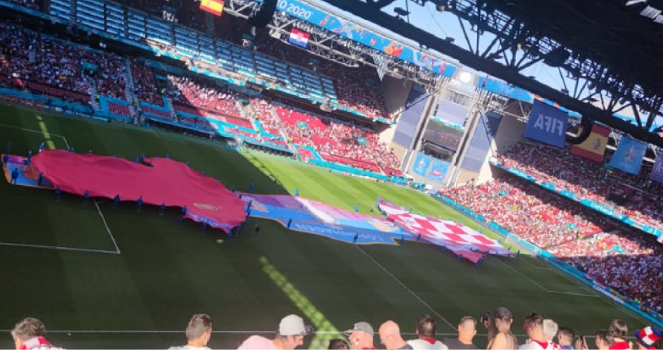 Vatrene s tribina bodre i deseci Šibenčana: Kopenhagen postao 'Kockenhagen'