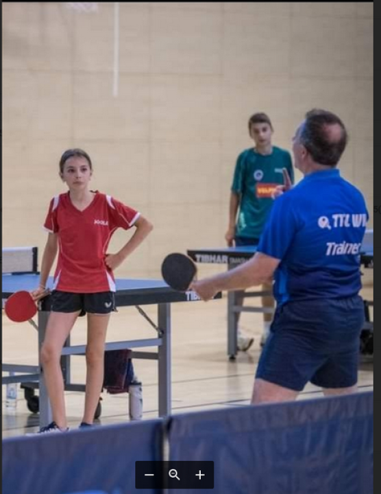 Mlada Šibenčanka Franka Miškić na kampu stolnoteniskih nada
