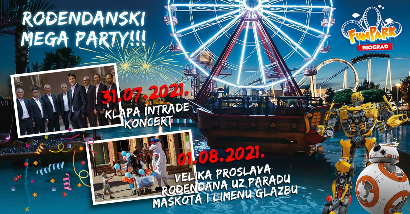 Ne propustite rođendanski party Fun parka Biograd!