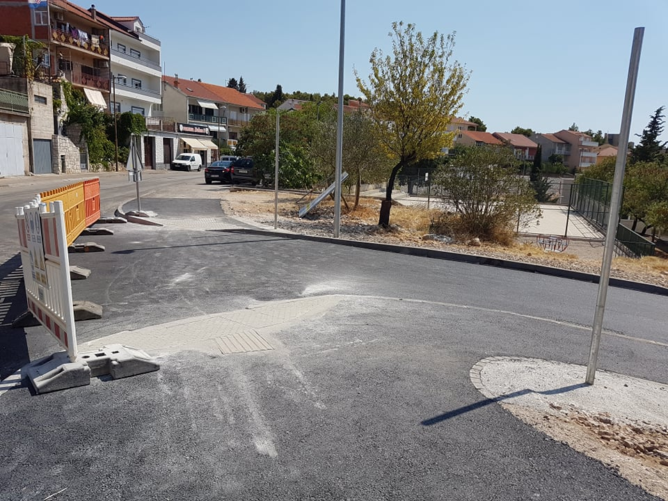 Radovi na probijanju slijepe ulice kod OŠ Vidici pri kraju: Ostaje još postavljanje ograde i signalizacije  
