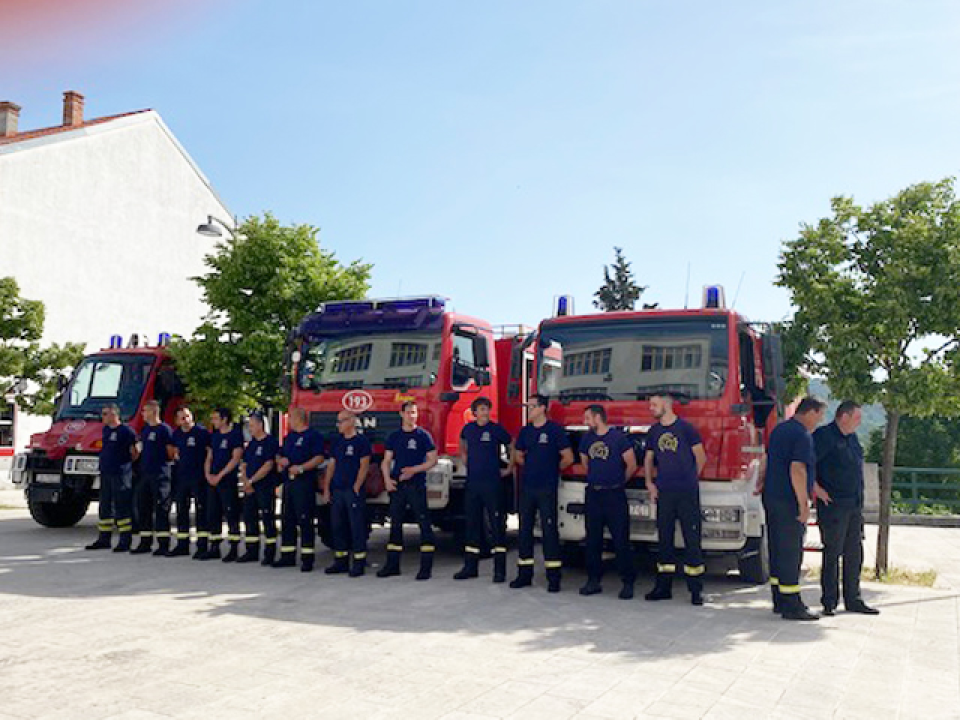 U Drnišu održana smotra operativnih snaga civilne zaštite