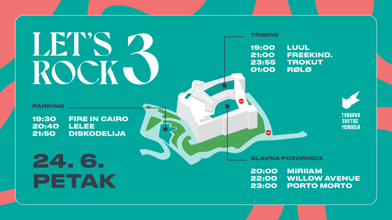 Vikend rezervirajte za ples na Tvrđavi sv. Mihovila: Odbrojavamo sitno do trećeg izdanja Let's Rocka!