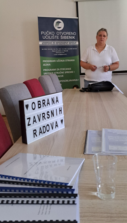 Uspješno završen program prekvalifikacije POU Šibenik za ekonomiste, komercijaliste, hotelijersko-turističke tehničare i prodavače!