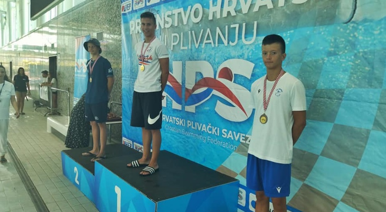 Kadetsko PH: Mauro Galić prvak Hrvatske na 100 leptir, plivači Šibenika popravili 11 osobnih rekorda
