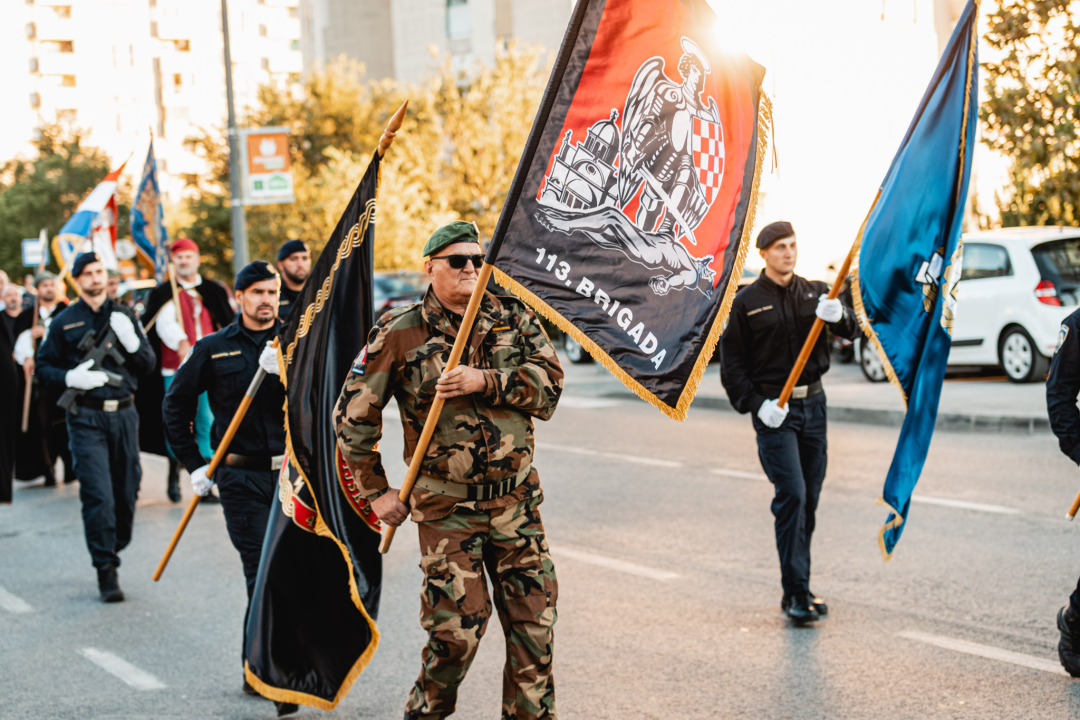 Šibenčani komemoracijom na Baldekinu i mimohodom obilježili 31. obljetnicu Rujanskog rata