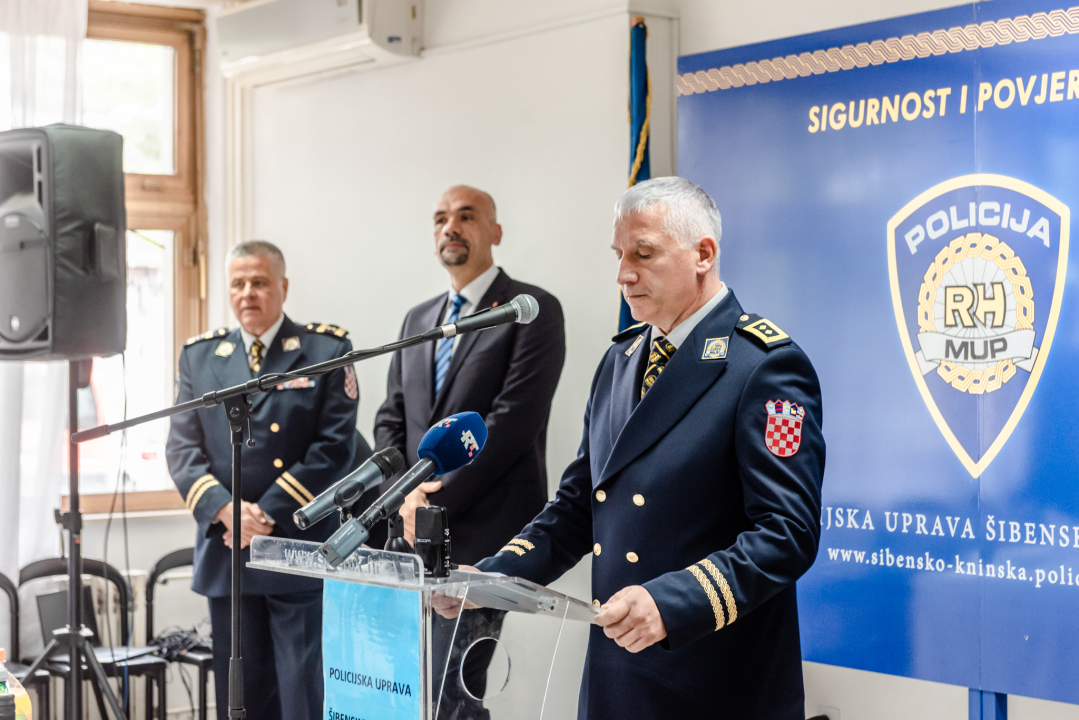 Novi načelnik Sandro Santini: 'Šibenska policija ostvarila je vidljiv napredak u više segmenata rada'