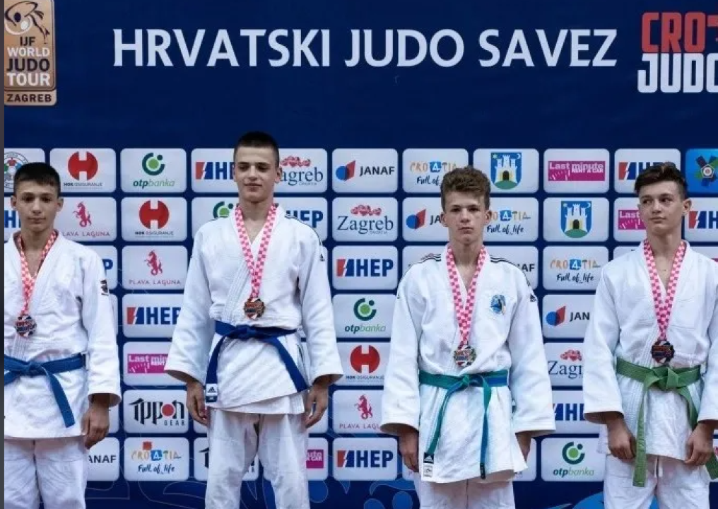 Mladi šibenski judaš Filip Knez osvojio zlatnu medalju na Prvenstvu Hrvatske