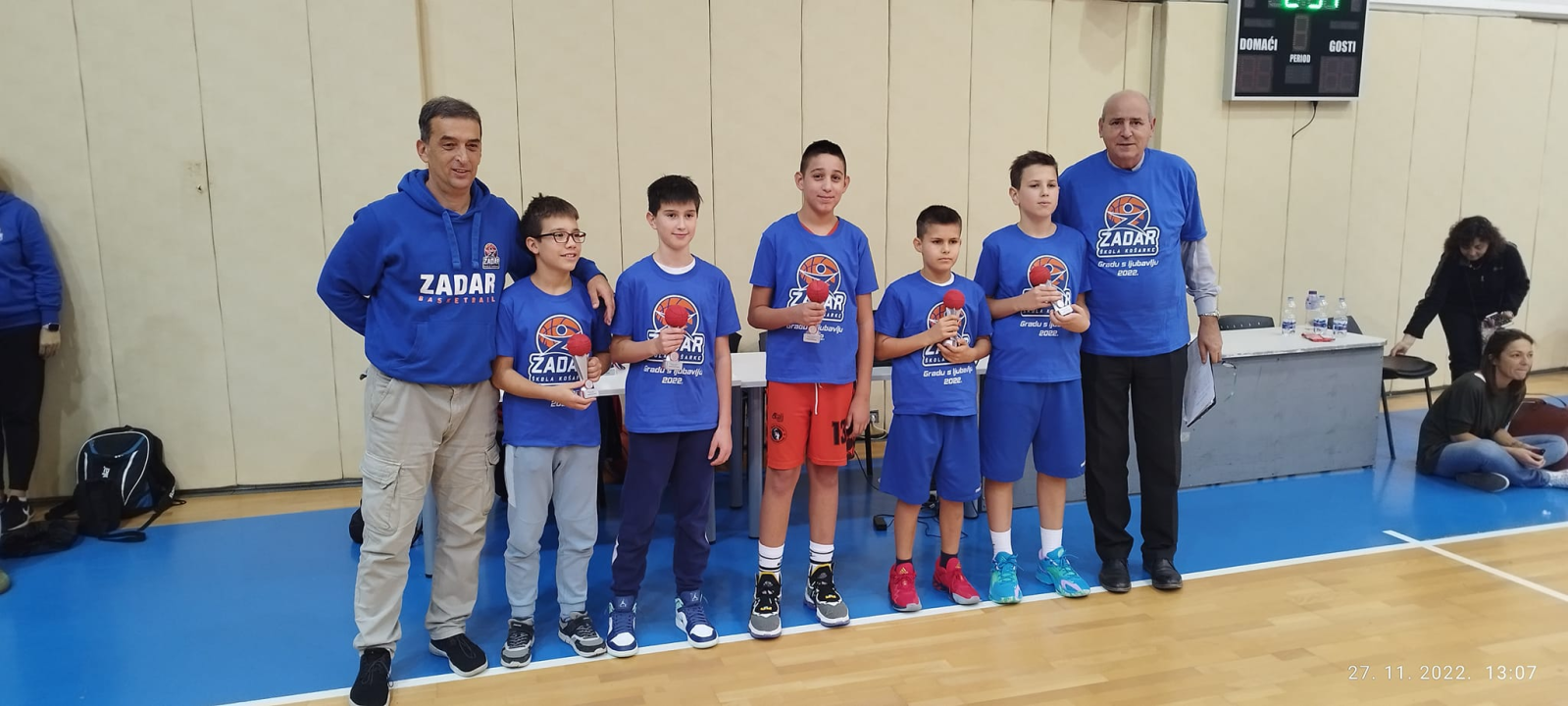 Dječaci škole košarke Dražen Petrović drugi u Zadru, Karlo Slavica u najboljoj petorki turnira