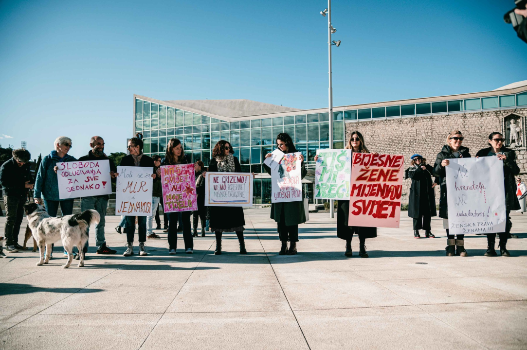 Organizatorica prosvjeda Maja Šintić: 'Šibenik nije grad za dovođenje u pitanje ženskih prava'