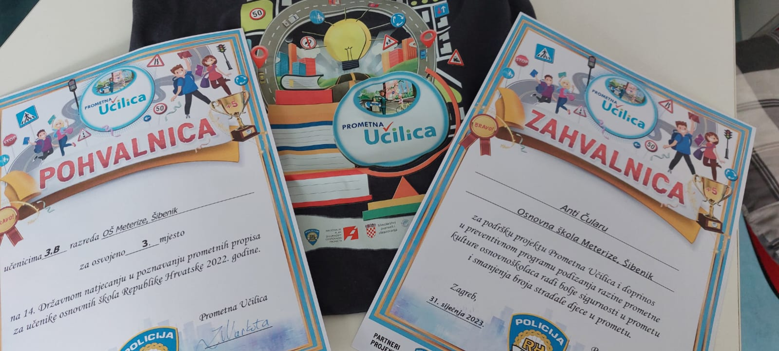 Izvanredan uspjeh učenika OŠ Meterize na državnom natjecanju iz Prometne učilice, Barbara Petković državna prvakinja 