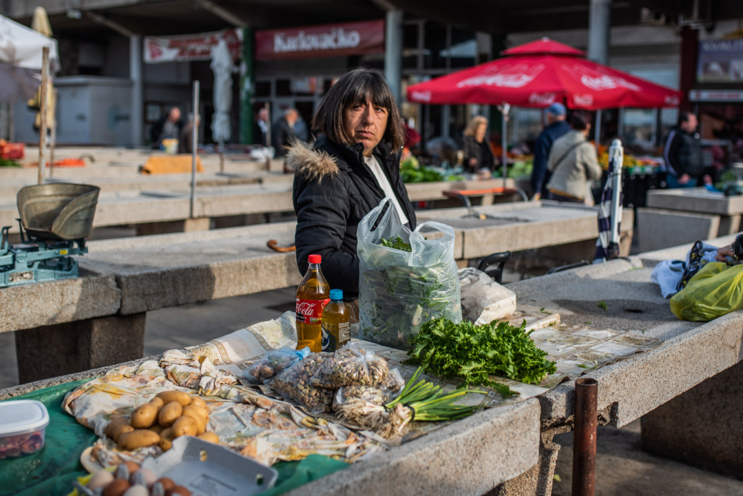 Jutros se na šibenskoj pijaci jasno vidjelo da je petak: Peškarija puna, na zelenom dijelu pustoš 