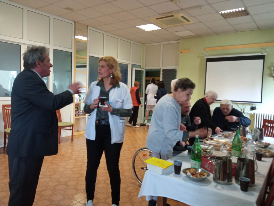 Izaslanstvo Hrvatsko-makedonske tangente posjetilo Cvjetni dom