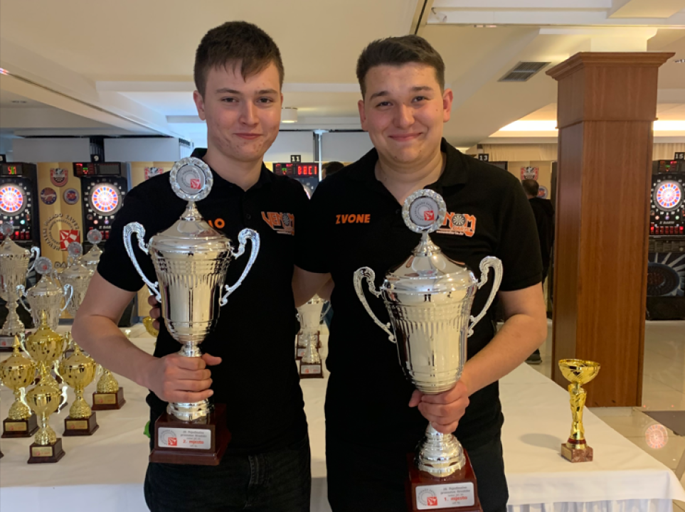 Zvonimir Pervan dvostruki prvak Hrvatske, Dino Živković juniorski viceprvak na 28. pojedinačnom prvenstvu Hrvatske