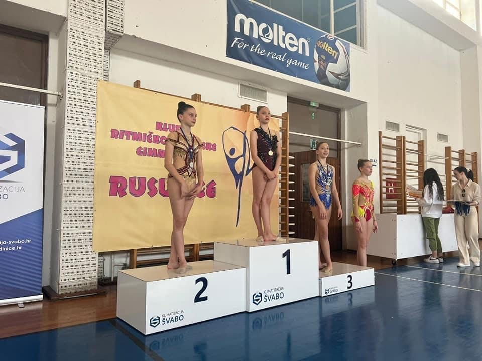 Brojne medalje za ritmičarke 'Šibenik-Dalmacije': Odlični nastupi u Trogiru 