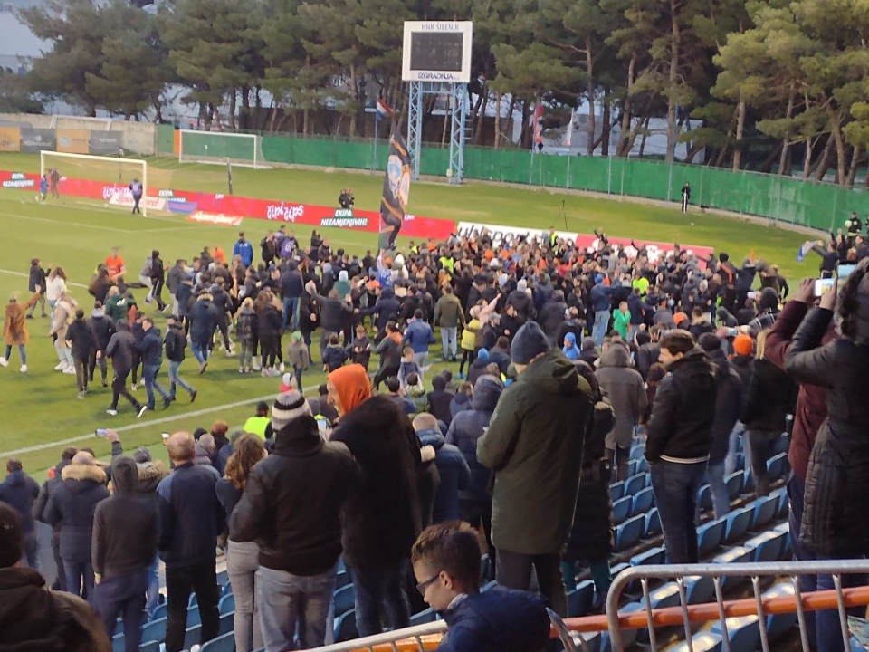 Ludnica na Šubićevcu: Šibenik golom Čopa u zadnjoj minuti dobio Dinamo i plasirao se u finale Kupa