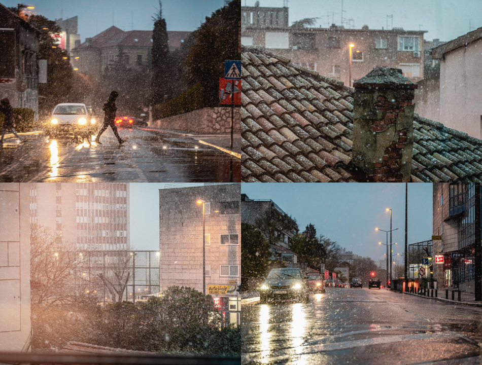Na današnji dan prije dvije godine snijeg iznenadio Šibenčane, barem na kratko