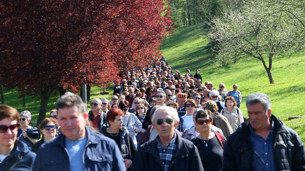 Vjernici Šibenske biskupije na hodočašću u Ninu, Karlovcu, Krašiću i Mariji Bistrici