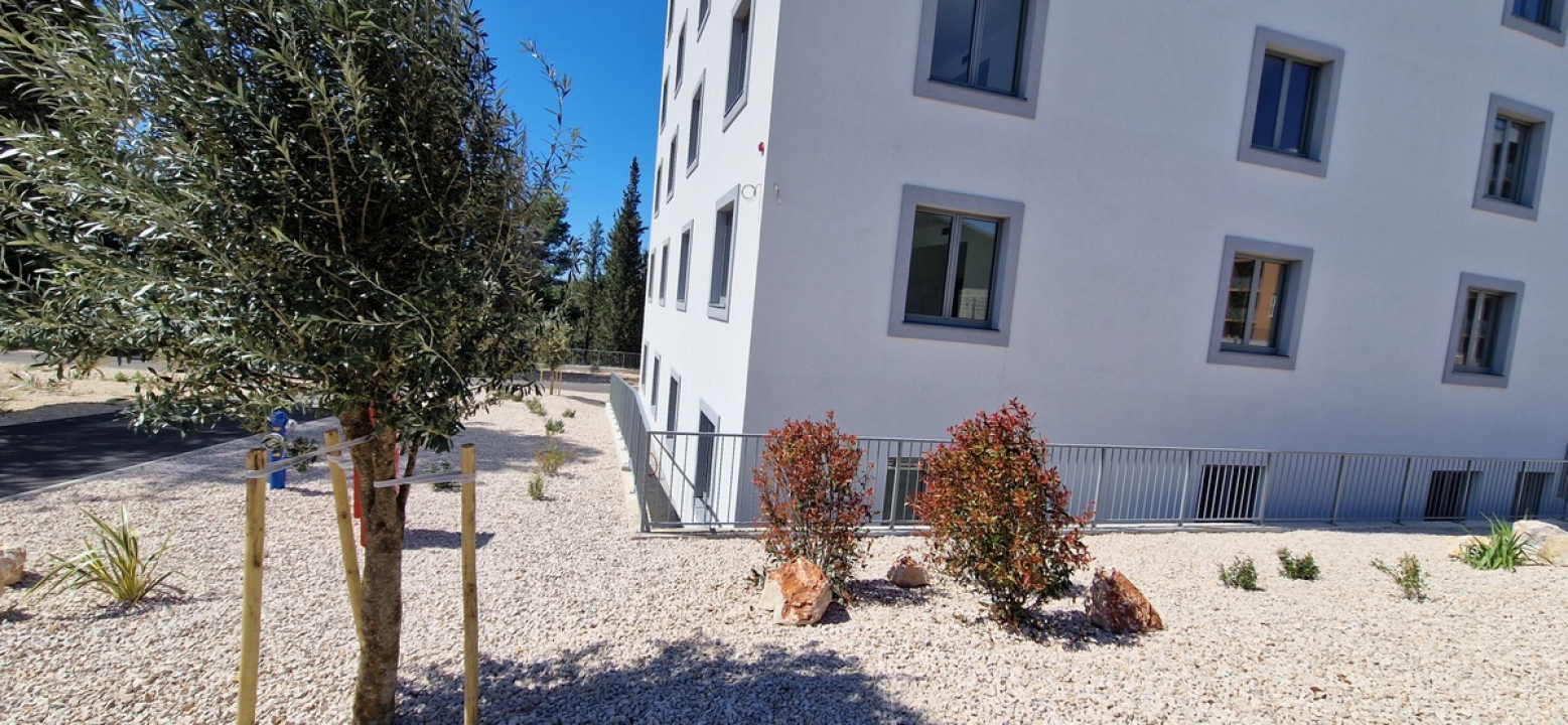 Uređen okoliš studentskog doma Palacin