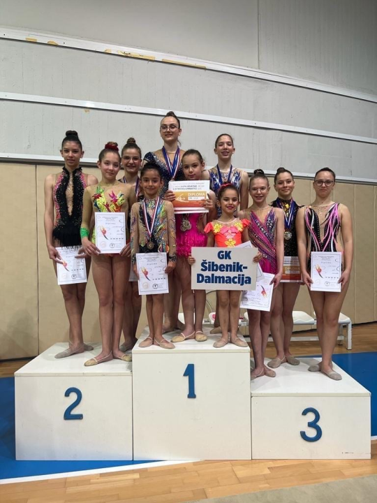 Još jedan medaljama bogat vikend za Gimnastički klub Šibenik-Dalmacija