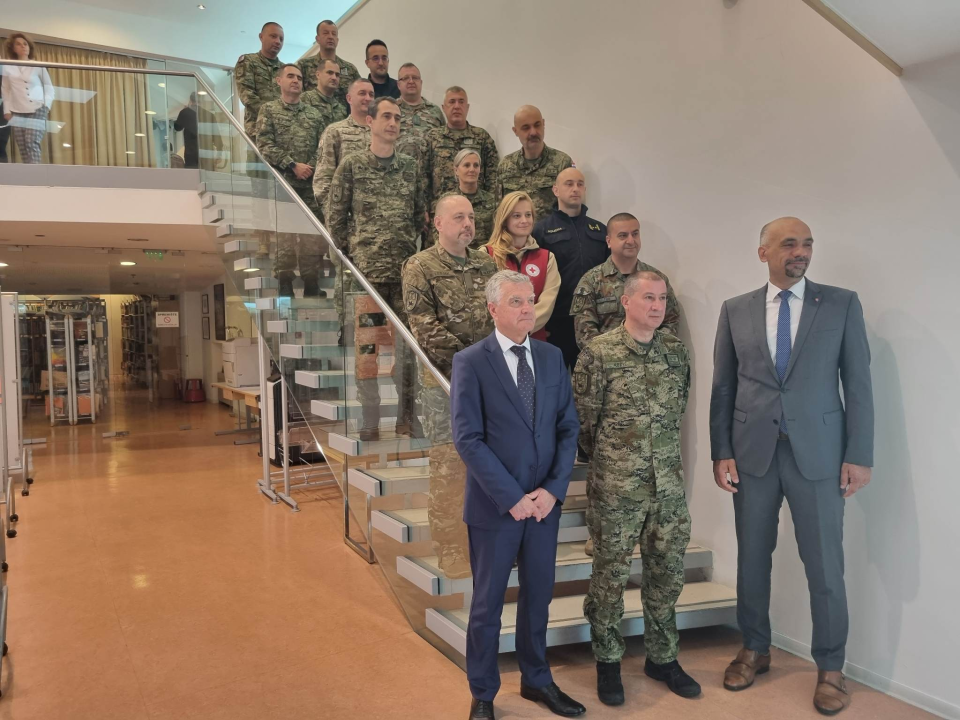 Polaznici 25. naraštaja Ratne škole 'Ban Josip Jelačić' u posjetu Šibeniku i Šibensko-kninskoj županiji  