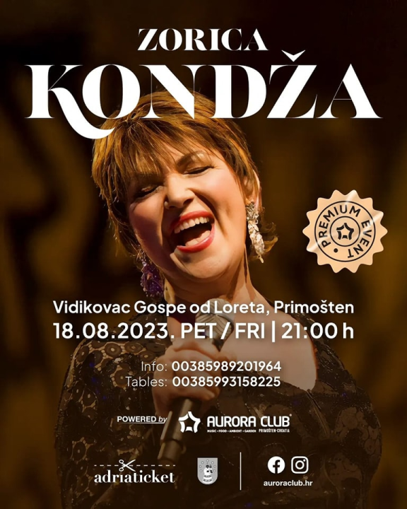 Zorica Kondža i Bajaga očekuju vas ovaj tjedan u Primoštenu!