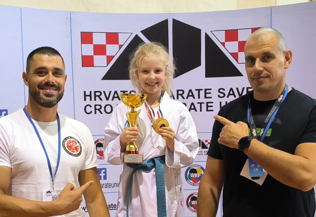 Članovi KK Šibenik 1066 Gabrijela i Roko Županović, te Bruna Gulam prvaci su Hrvatske u karateu