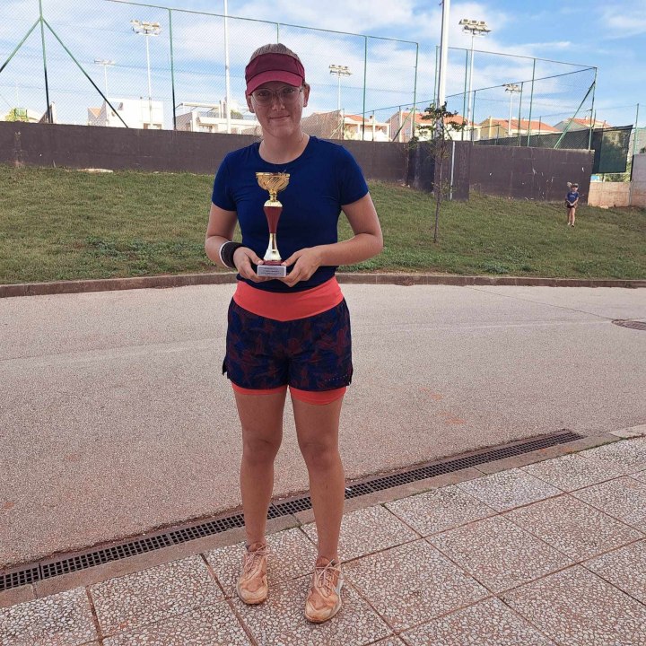 Članica TK Šubićevac Luca Žižić srebrna na U14 Prvenstvu Dalmacije