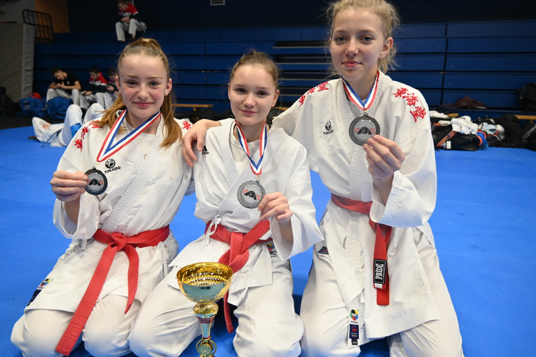 Vodičke karatašice Elin, Gabrijela i Ela viceprvakinje Hrvatske