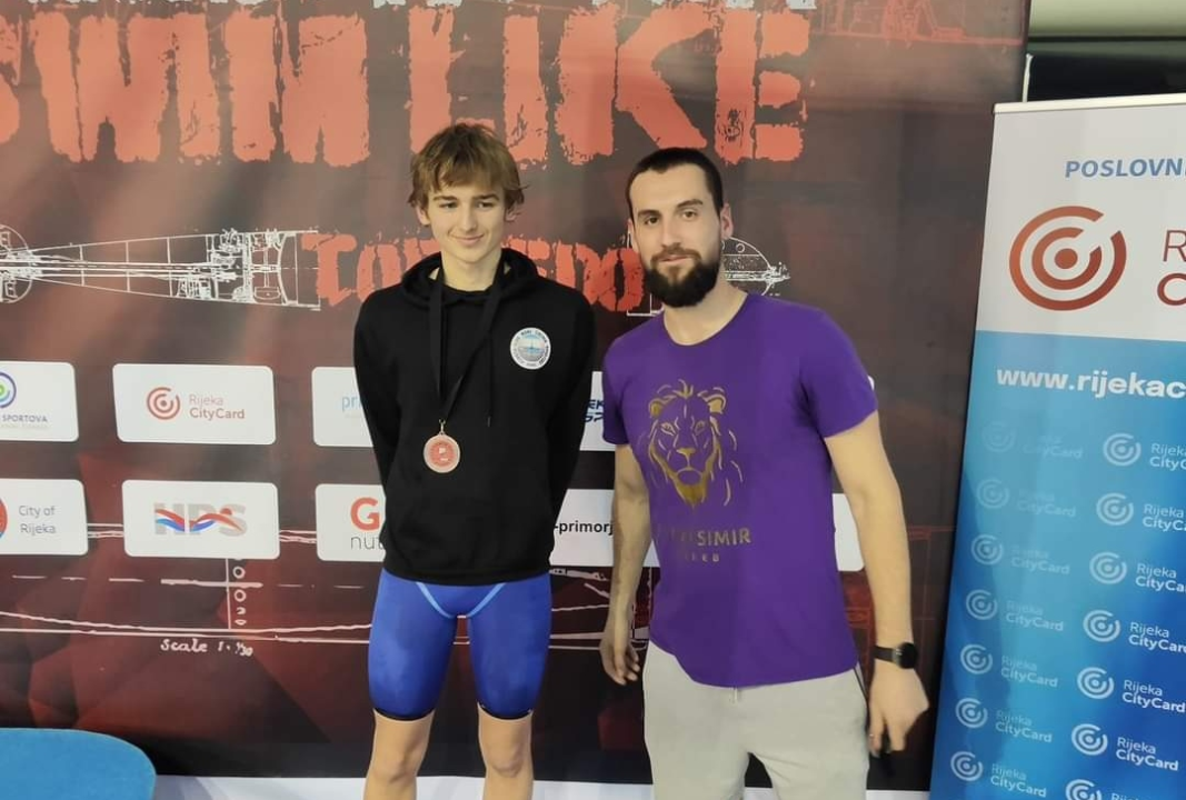 Bronca Gorana Stegića na međunarodnom plivačkom mitingu u Rijeci