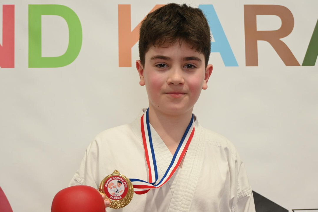  Karate klub Okit Vodice drugi najbolji klub turnira 'Grand karate fun' u Zagrebu