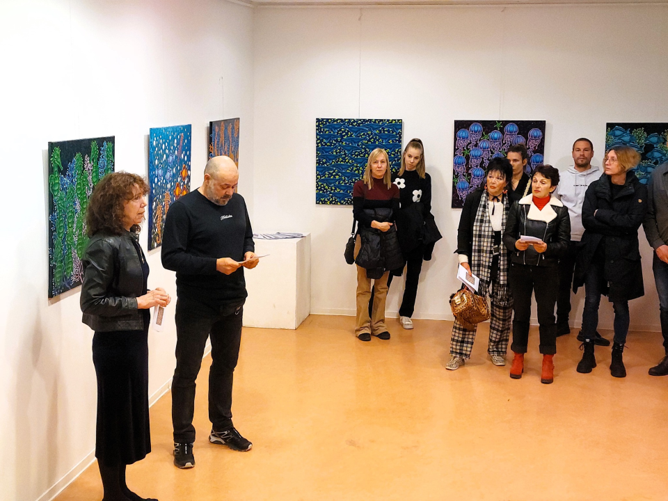 U knjižnici otvorena izložba Marina Štokića