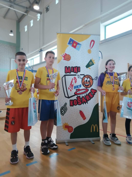 Škola košarke Dražen Petrović četvrta u Dalmaciji, Toma Meštrov u najboljoj petorci turnira 