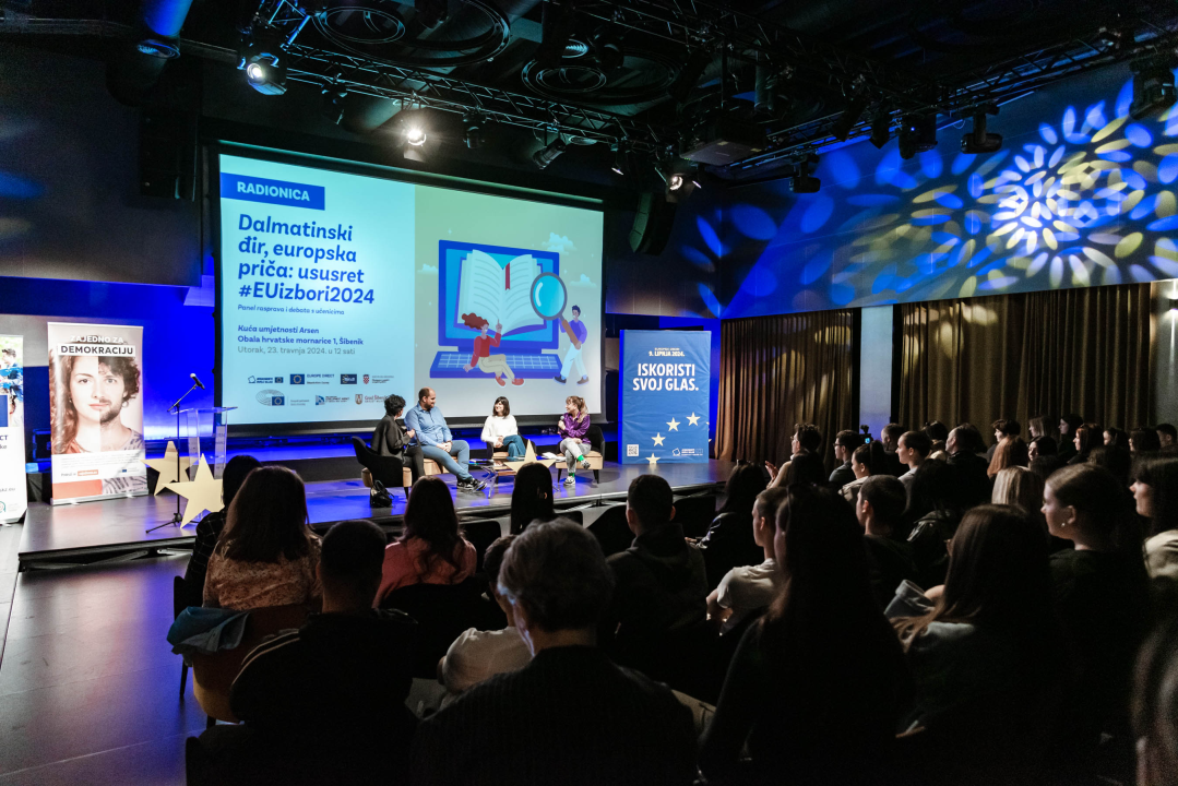 Na radionici 'Dalmatinski đir, europska priča' u Arsenu mladi se pripremali za EU izbore 