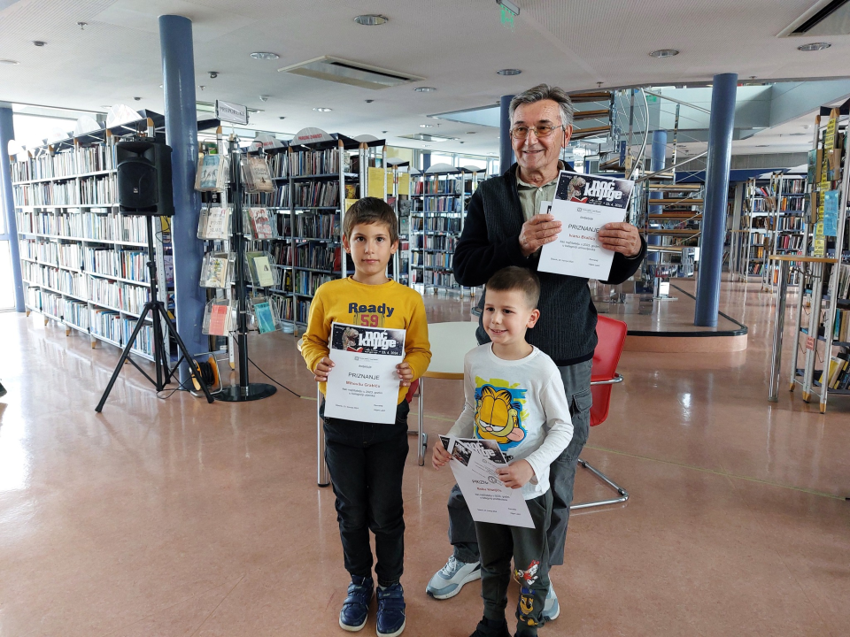 Roko Vranjić najmlađi je najčitatelj šibenske knjižnice