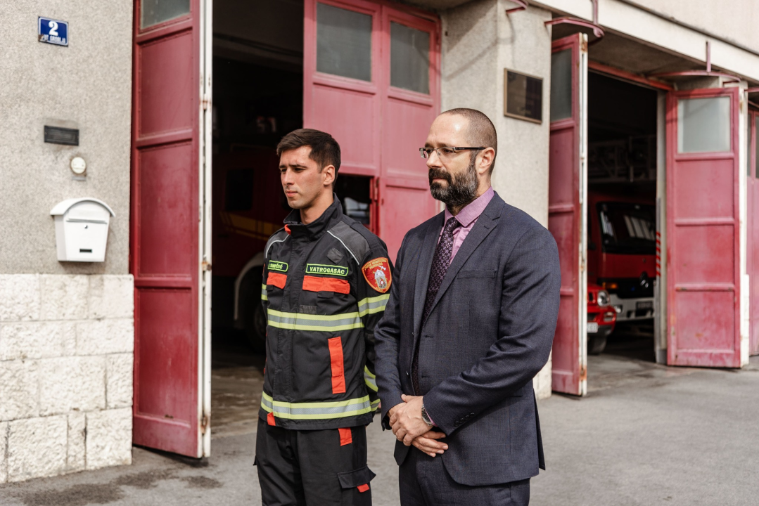 Polaganjem vijenaca ispred vatrogasnog doma obilježen sv. Florijan