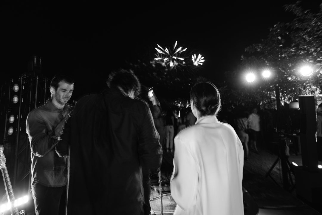 Natali Dizdar, vatromet i odlično raspoloženi Šibenčani: 'Odjednom mjesec izlazi točno iza nje'