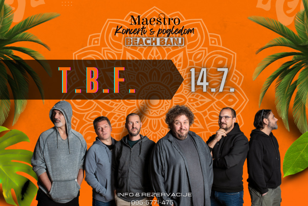 Vrhunski koncerti Zorice Kondže i grupe TBF očekuju vas ovog ljeta na plaži Banj