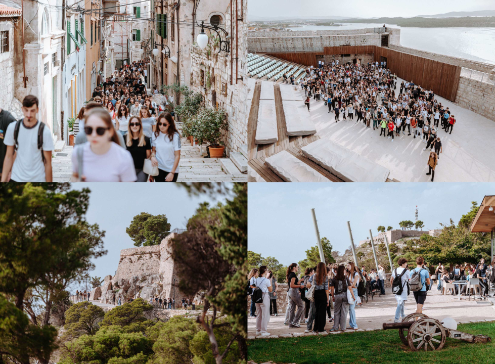 Preko 300 šibenskih gimnazijalaca pohodilo tri tvrđave: 'Ma vidi koliko mladih, lipo li ih je vidit'