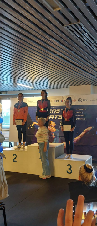 Gimnastičarka Dišpeta Lucija Vlahov viceprvakinja države u višeboju, Zorić četvrti, sedam medalja iz Solina