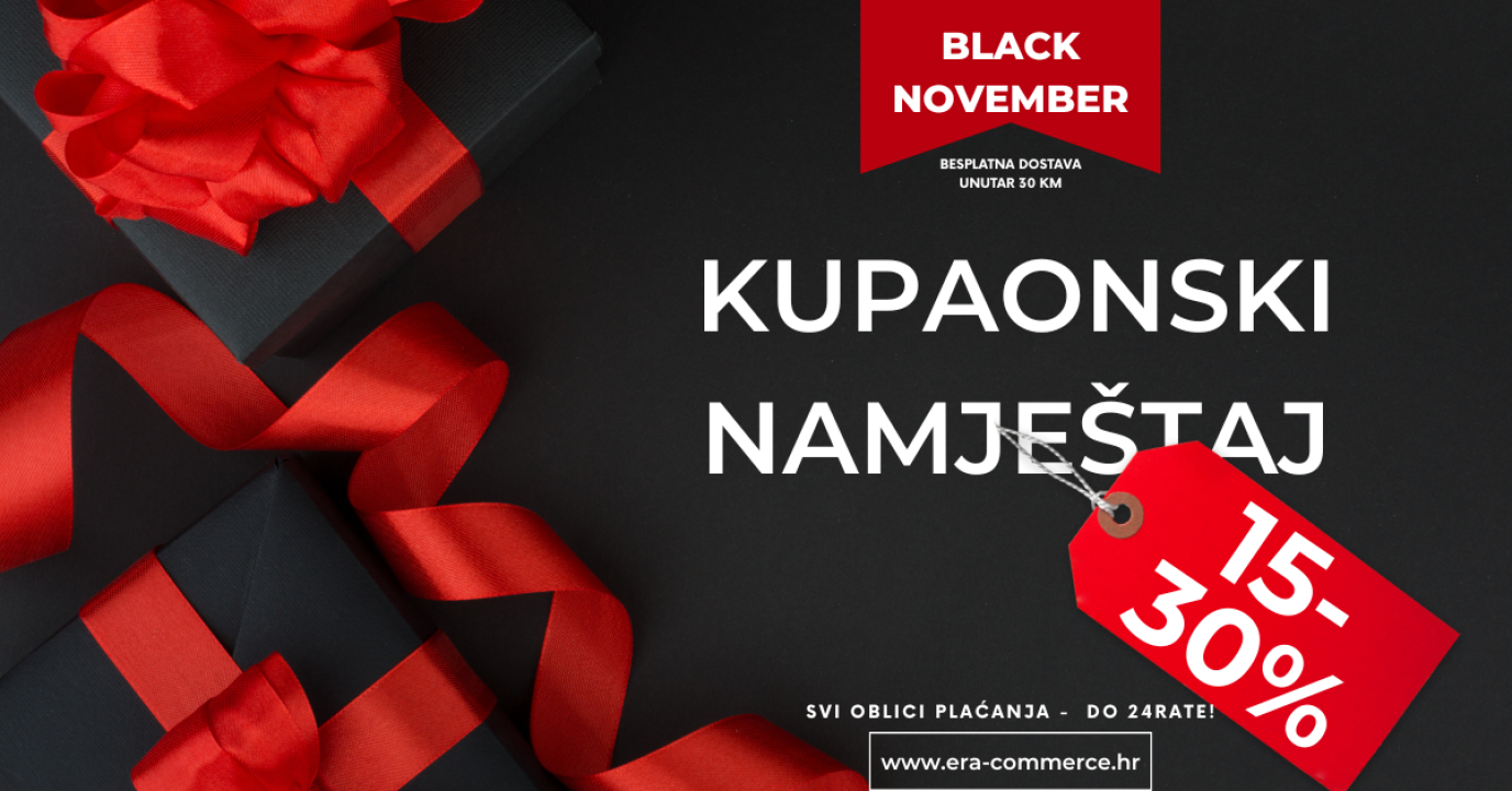 Black November popusti očekuju vas u Eri Commerce