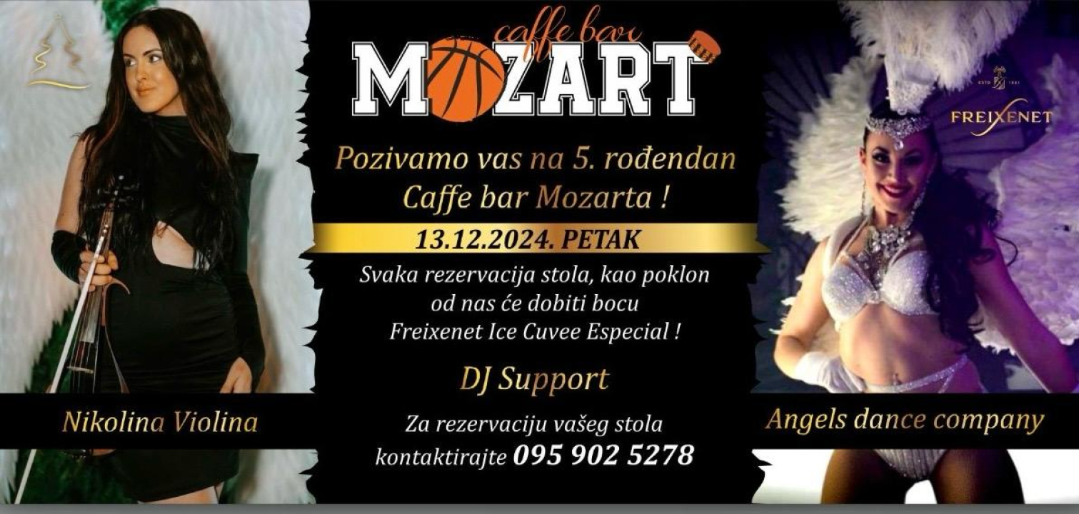 Šibenski Mozart slavi 5 godina, ne propustite nezaboravan provod! 