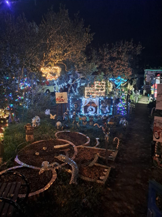 Božićni vrt obitelji Vlahov oduševljava: Blista s 27 tisuća lampica