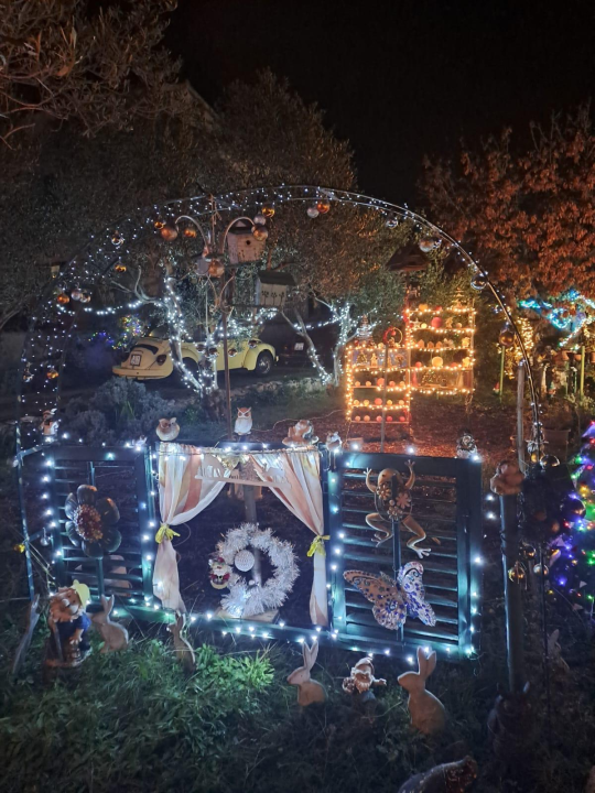 Božićni vrt obitelji Vlahov oduševljava: Blista s 27 tisuća lampica