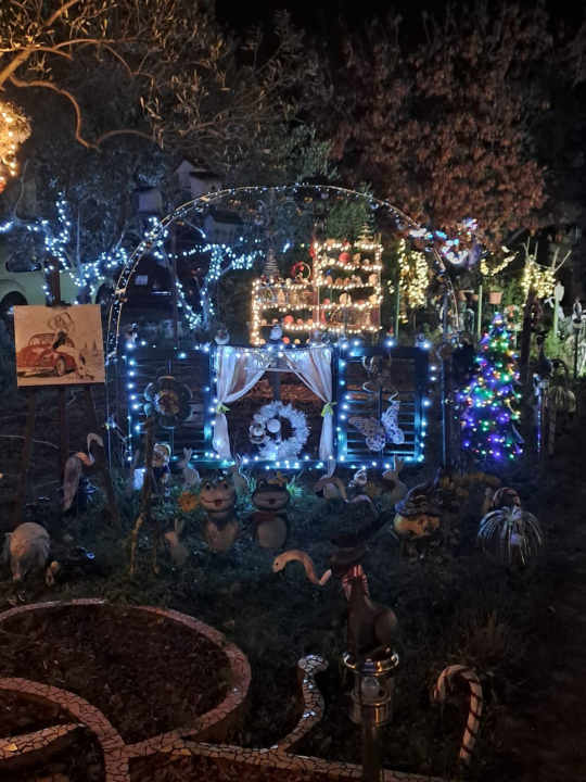 Božićni vrt obitelji Vlahov oduševljava: Blista s 27 tisuća lampica