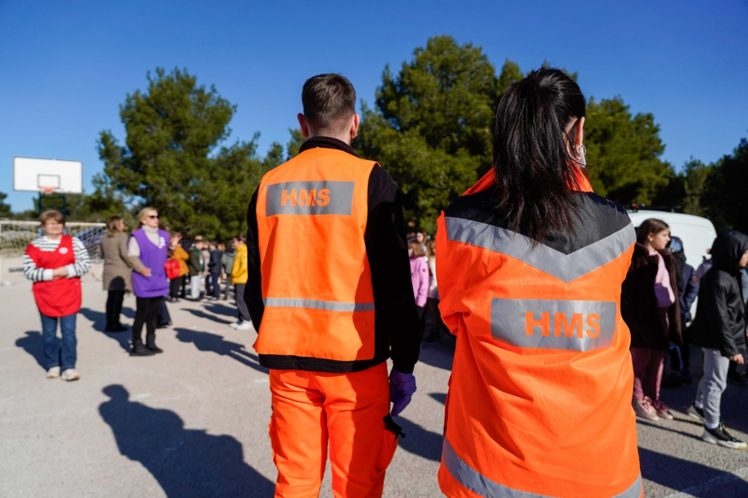 Evakuirana OŠ Brodarica: Bez brige, to je bila samo vježba 