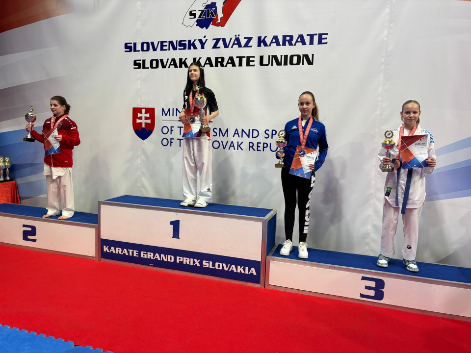 Vodička karatašica Lili Klarin brončana u Slovačkoj, u kategoriji sa 55 natjecateljica