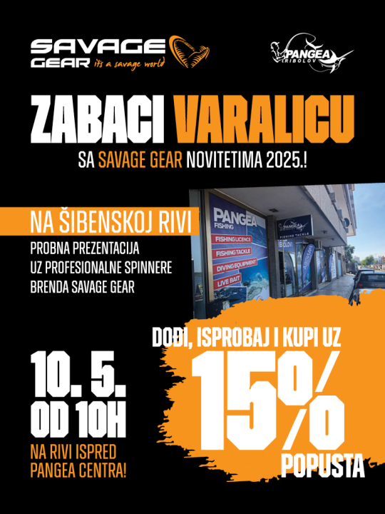FOTO Zabaci varalicu na šibenskoj rivi uz Savage Gear!