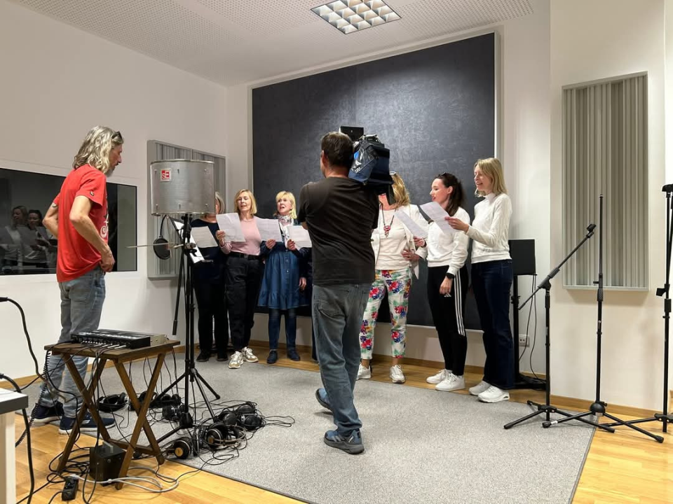 Šibensko pjevačko društvo Kolo snima 'Krunu kralja Tomislava' povodom 1100. obljetnice hrvatskog kraljevstva